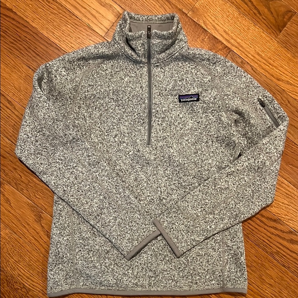 Patagonia Better Sweater Fleece Gray Zip Up — Size M